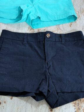 Women’s Navy Cotton Blend Shorts - Classic Everyday Style